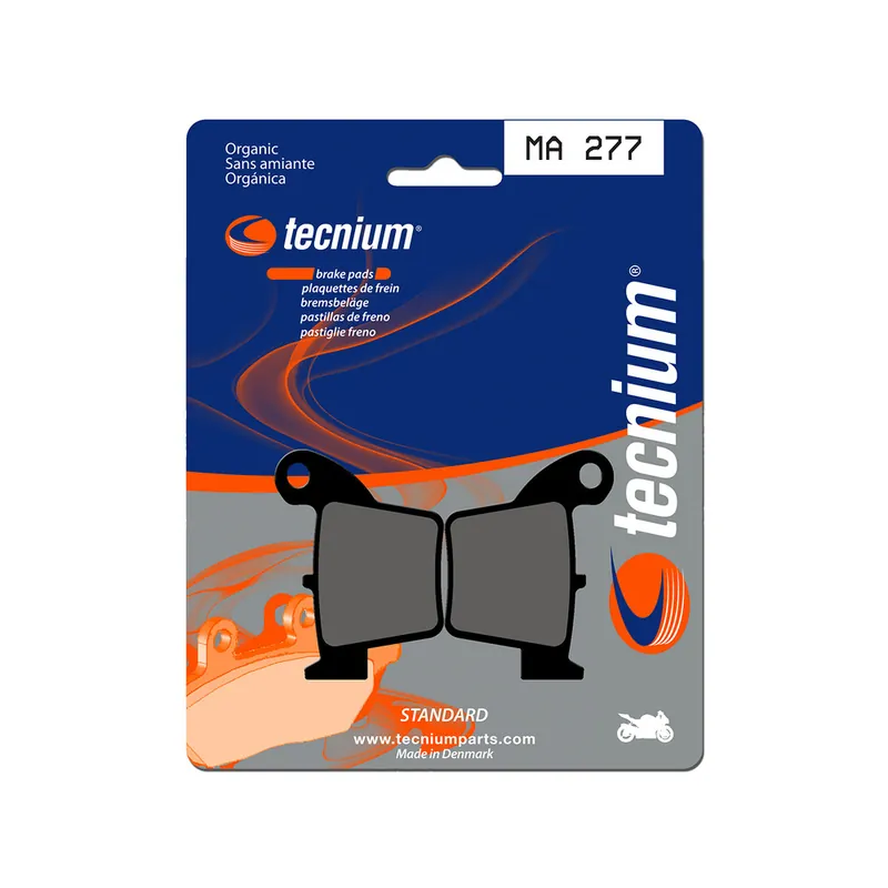 Plaquettes de frein TECNIUM route organique - MA277 Nouvel Arrivage