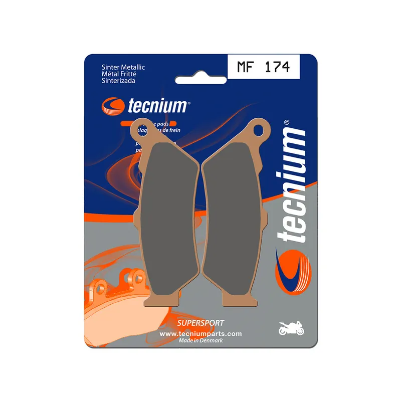Nouvel Arrivage Plaquettes de frein TECNIUM Performance métal fritté - MF174