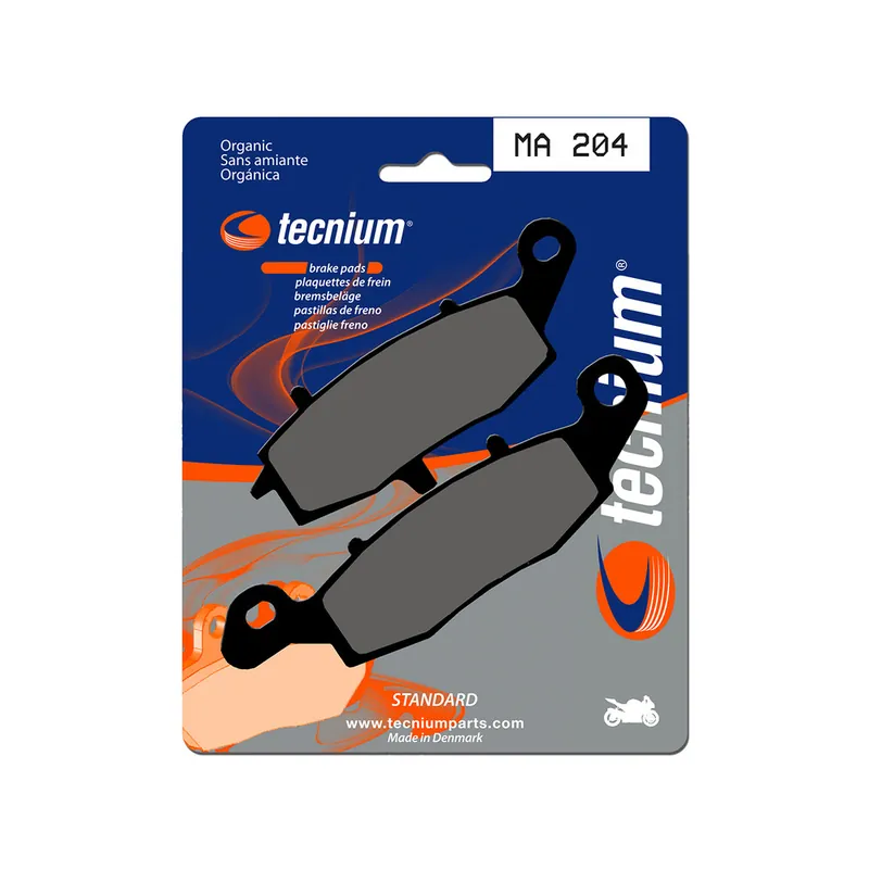 Petit Prix Plaquettes de frein TECNIUM route organique - MA204