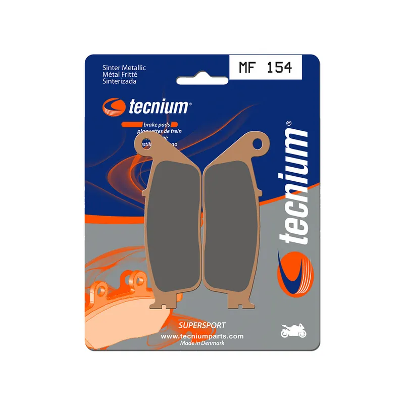 Plaquettes de frein TECNIUM Performance métal fritté - MF154 Produit De Marque