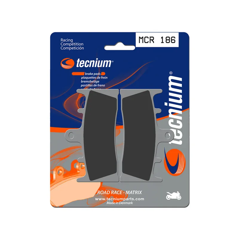 Solde Plaquettes de frein TECNIUM Racing métal fritté carbone - MCR186