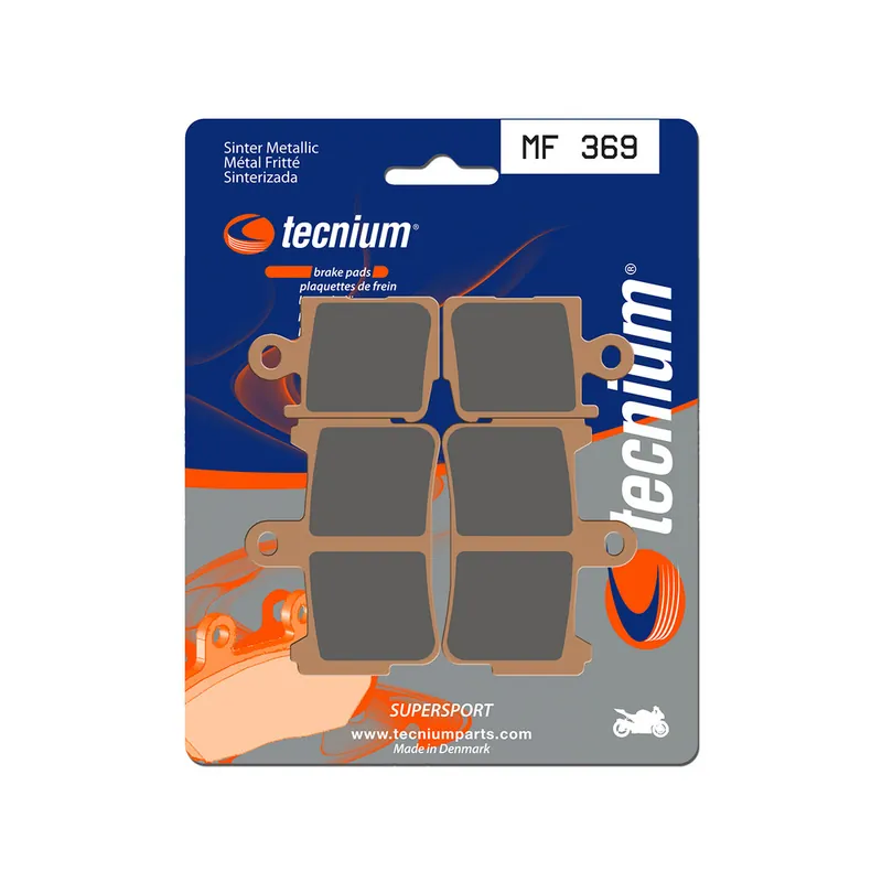 Prix Choc Plaquettes de frein TECNIUM Performance métal fritté - MF369