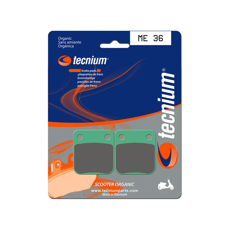 Plaquettes de frein TECNIUM Scooter organique - ME36 Remise