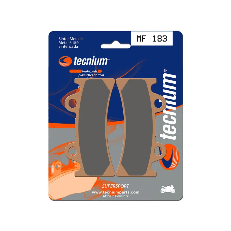 Commander Maintenant Plaquettes de frein TECNIUM Performance métal fritté - MF183
