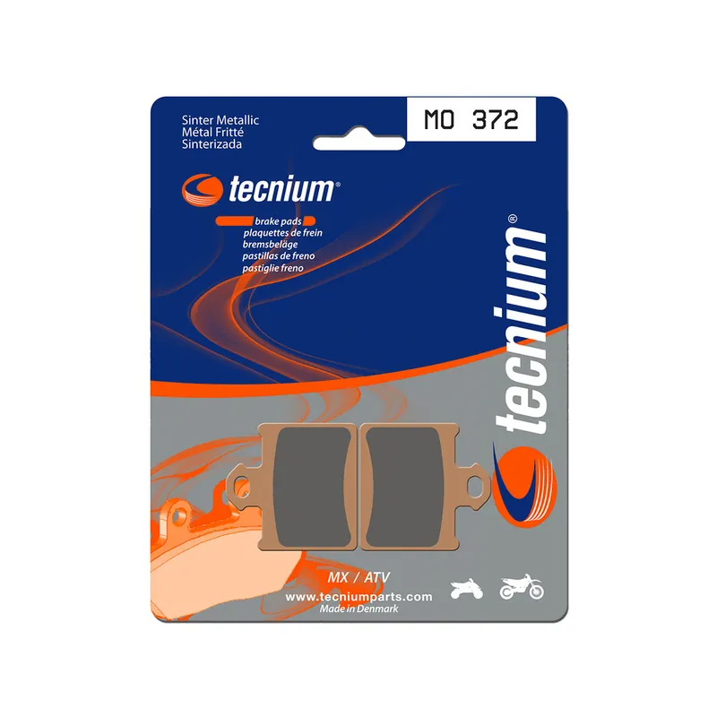 Plaquettes de frein TECNIUM MX/Quad métal fritté - MO372 Nouvel Arrivage