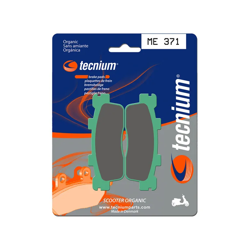 Dernière Chance Plaquettes de frein TECNIUM Scooter organique - ME371