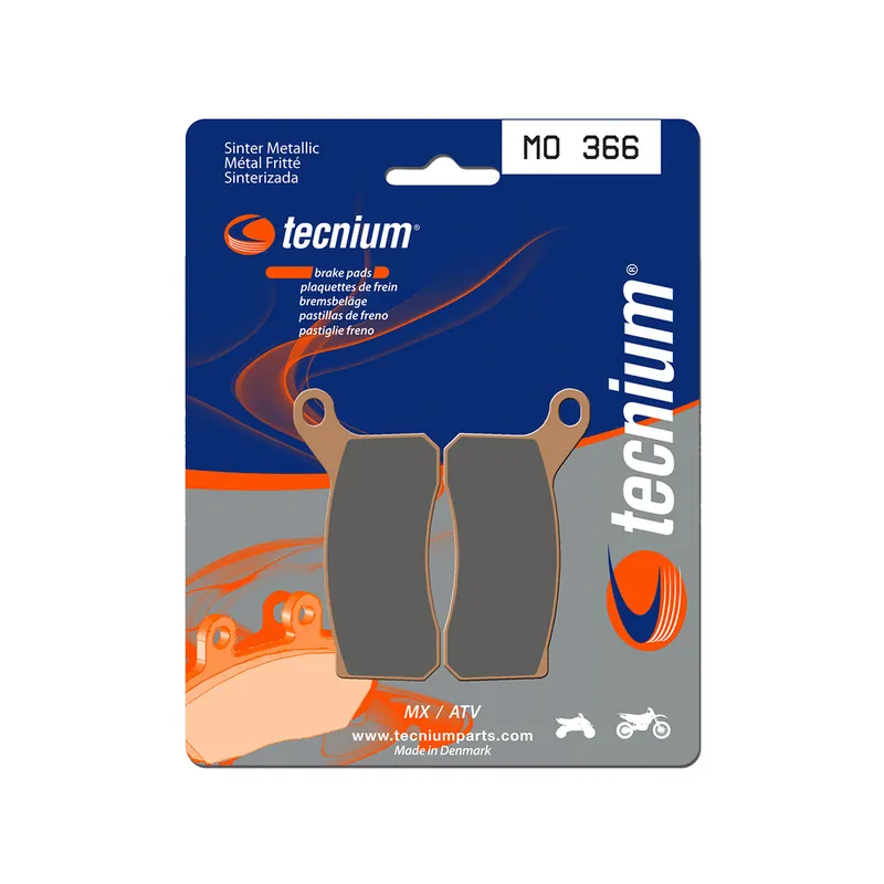 Bon Plan Plaquettes de frein TECNIUM MX/Quad métal fritté - MO366