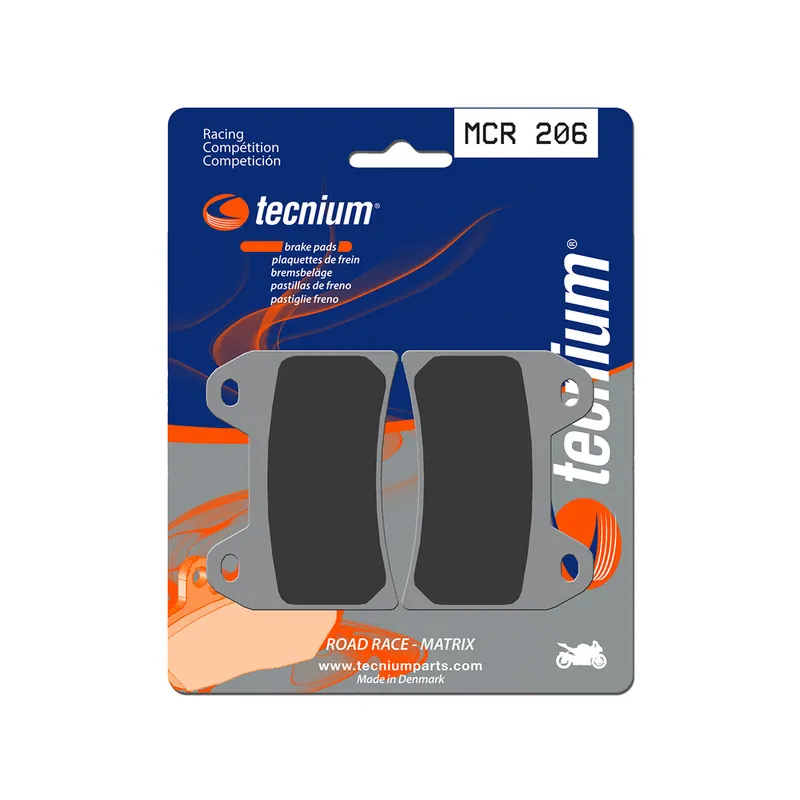 Promotion Plaquettes de frein TECNIUM Racing métal fritté carbone - MCR206
