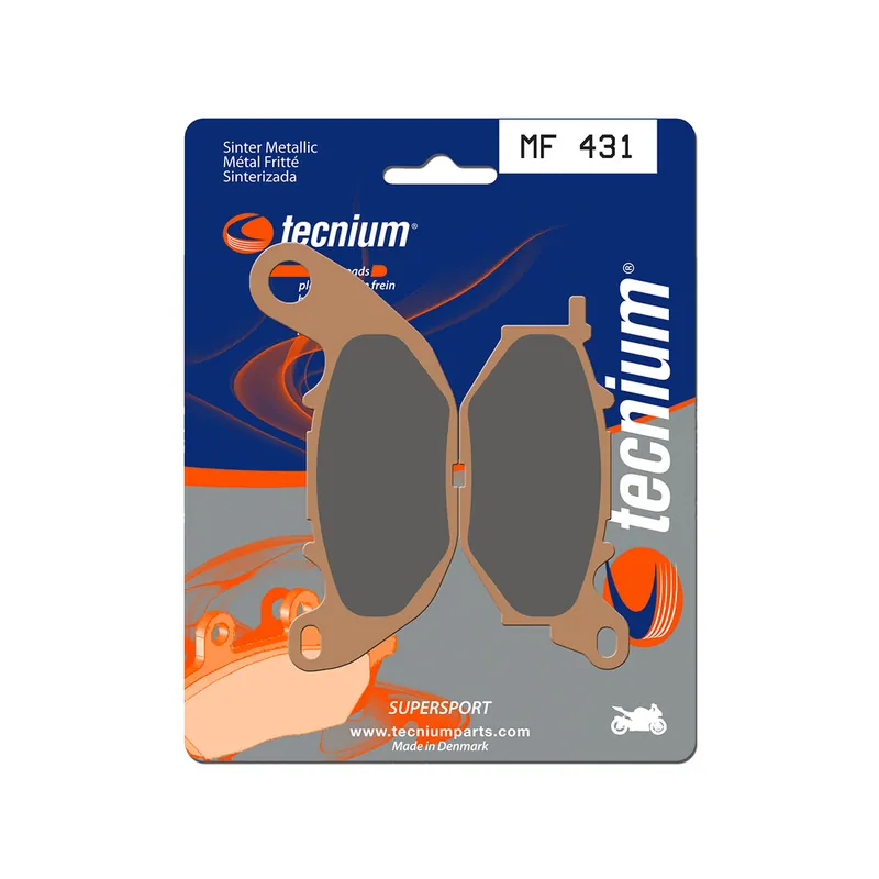 Plaquettes de frein TECNIUM Performance métal fritté - MF431 Meilleur Choix