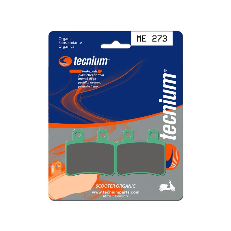 Plaquettes de frein TECNIUM Scooter organique - ME273 Expédié Aujourd'hui