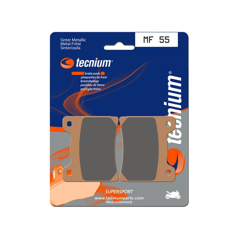 Plaquettes de frein TECNIUM Performance métal fritté - MF55 Soldes