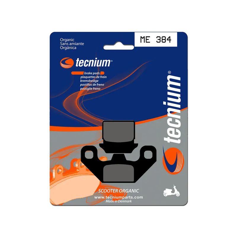 Plaquettes de frein TECNIUM Scooter organique - ME384 Achetez Aujourd'hui