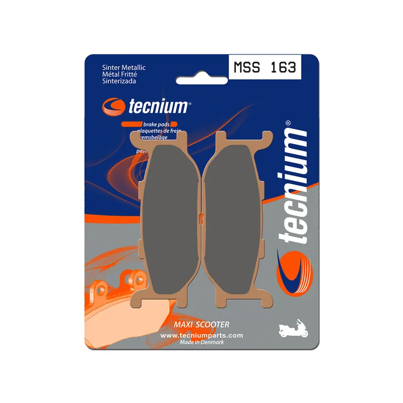 Dernière Chance Plaquettes de frein TECNIUM Maxi Scooter métal fritté - MSS163