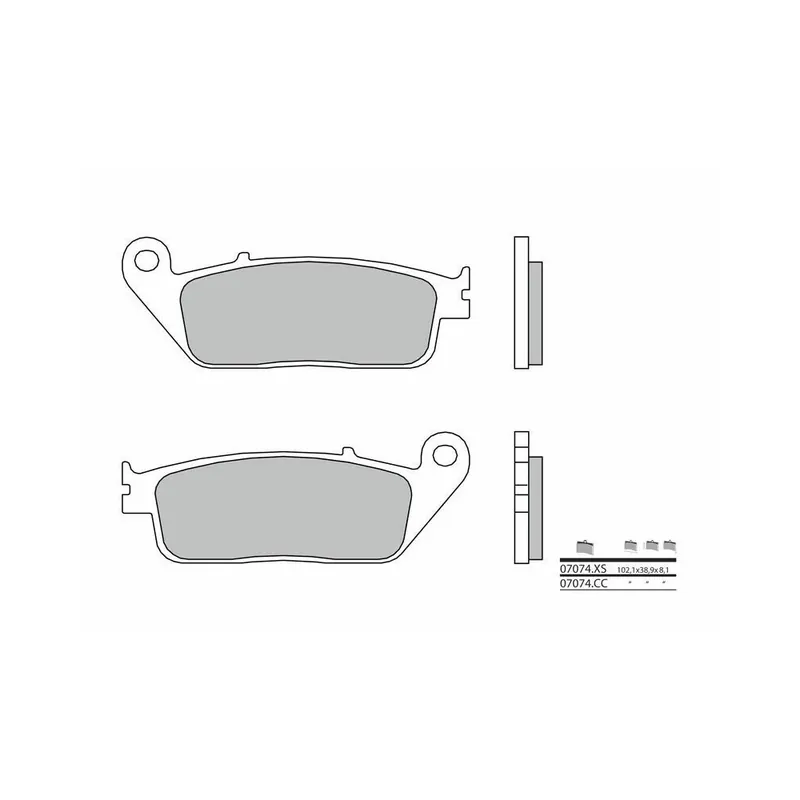 Expédié Aujourd&rsquo;hui Plaquettes de frein BREMBO Scooter carbone céramique – 07074CC
