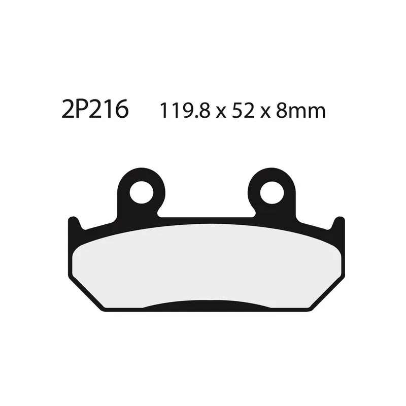 Plaquettes de frein NISSIN route semi-métallique – 2P-216NS Promotion Saisonnière