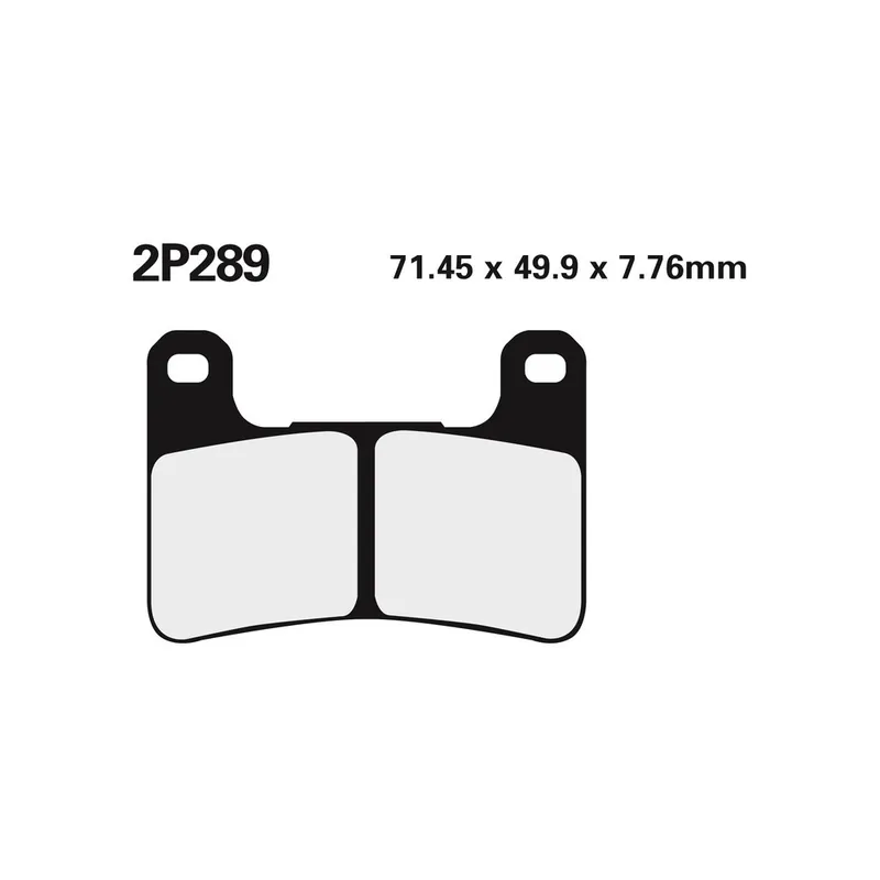 Plaquettes de frein NISSIN route /Off-Road métal fritté - 2P-289ST Dernier Modèle