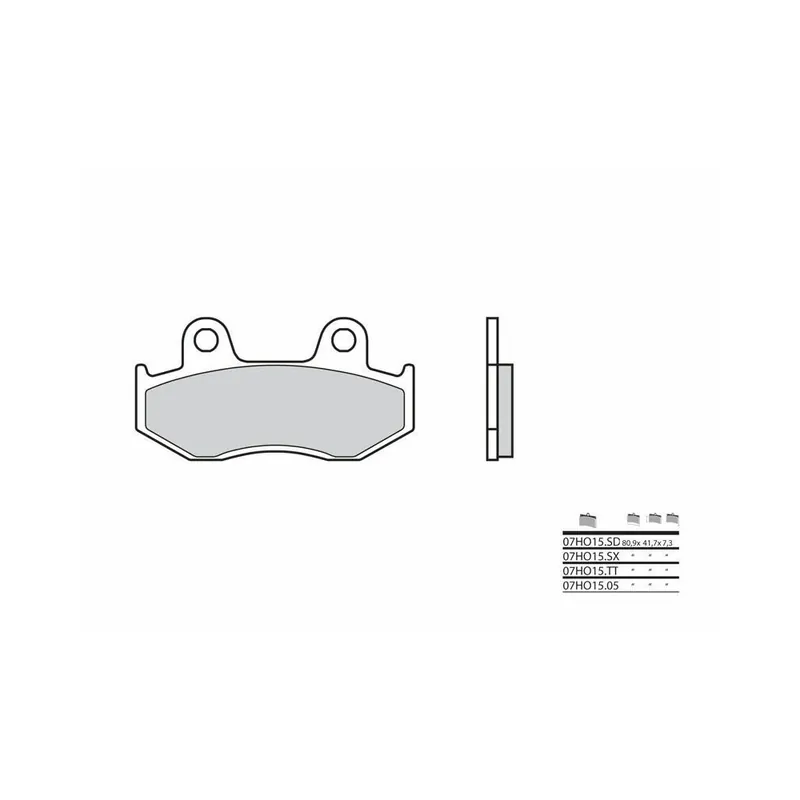 Commande En Gros Plaquettes de frein BREMBO Off-Road métal fritté – 07HO15SX
