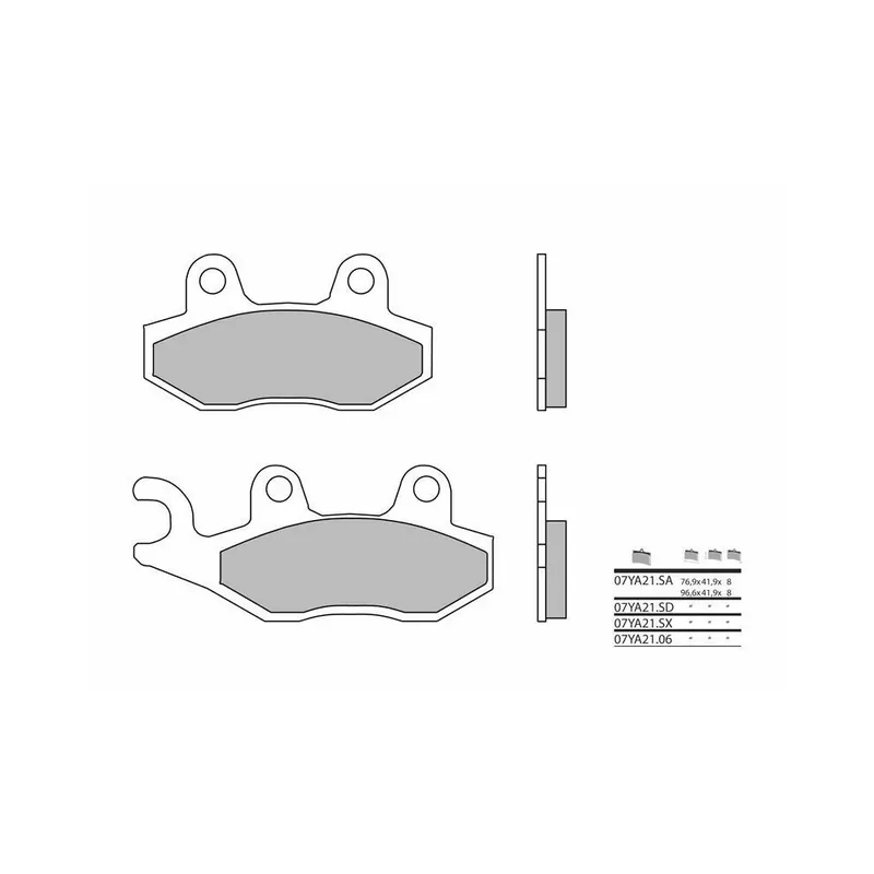 Plaquettes de frein BREMBO route carbone céramique - 07YA2106 Seulement Aujourd'hui