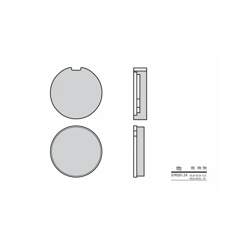 Expédition Rapide Plaquettes de frein BREMBO route carbone céramique – 07KS0124
