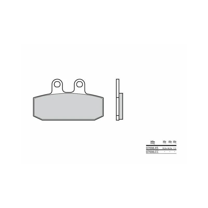 Meilleure Vente Plaquettes de frein BREMBO Scooter carbone céramique – 07006