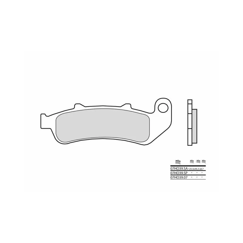 Plaquettes de frein BREMBO route métal fritté – 07HO39SA Solde