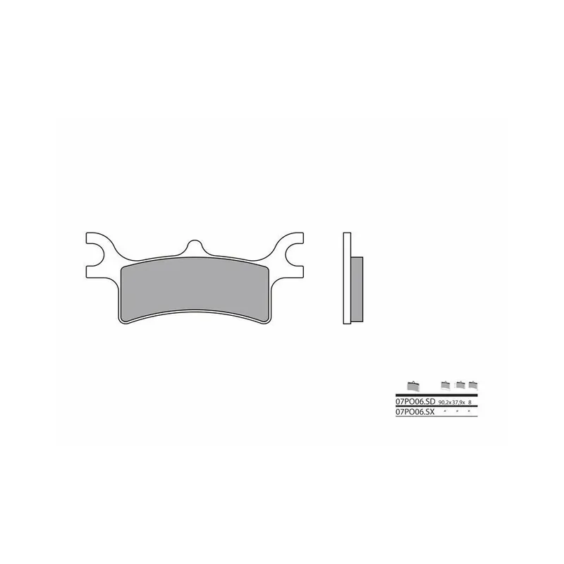 Dernière Chance Plaquettes de frein BREMBO Off-Road métal fritté – 07PO06SD