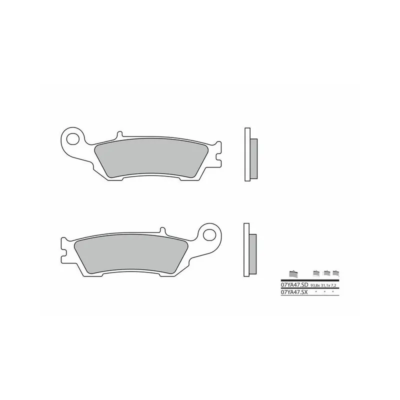 Promotion Plaquettes de frein BREMBO Off-Road métal fritté - 07YA47SD