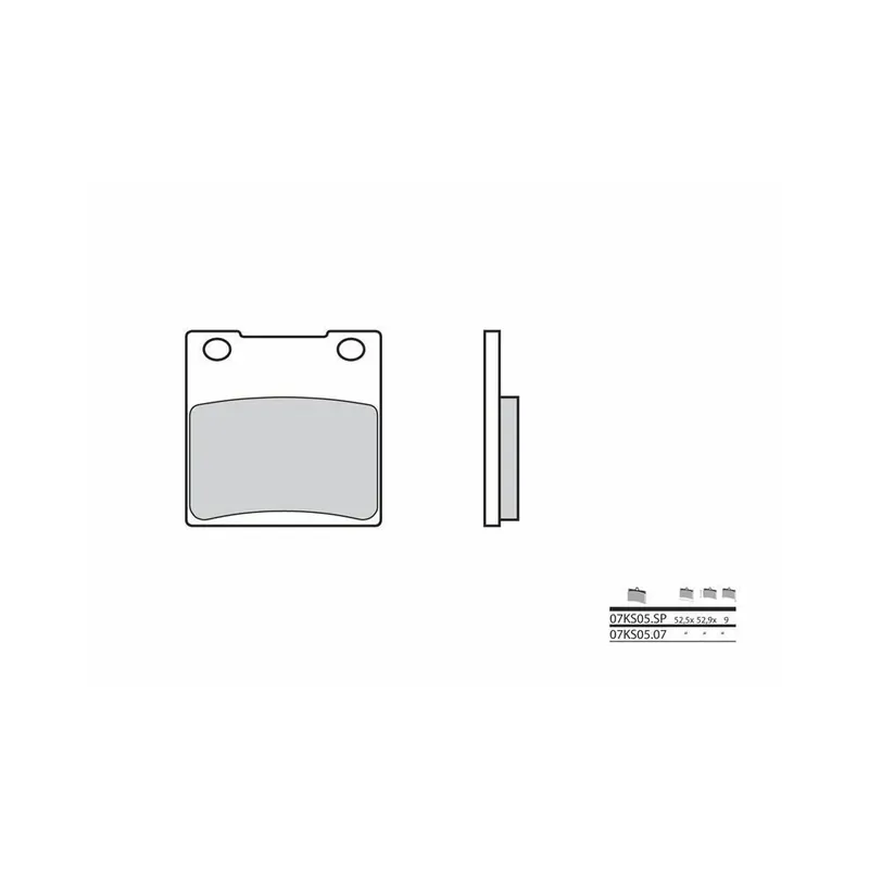 Bon Plan Plaquettes de frein BREMBO route carbone céramique – 07KS0507
