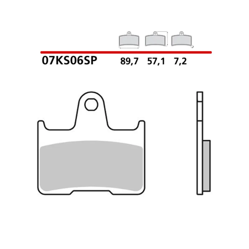 Plaquettes de frein BREMBO métal fritté – 07KS06SP Commande En Gros
