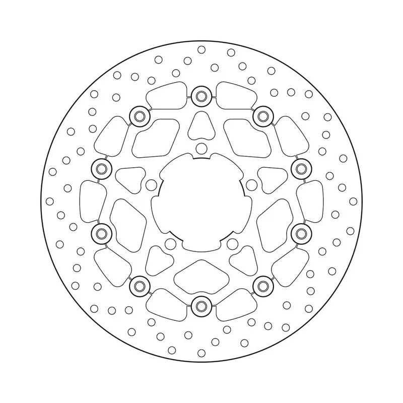 Disque de frein BREMBO Oro flottant – 78B40847 Dernier Modèle