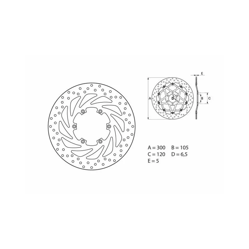 Disque de frein BREMBO Oro fixe – 68B407G5 Acheter Direct