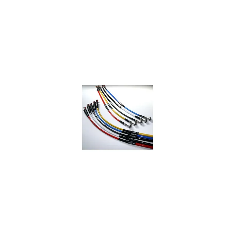Usine Directe Durite de frein avant VENHILL noir/raccord inox