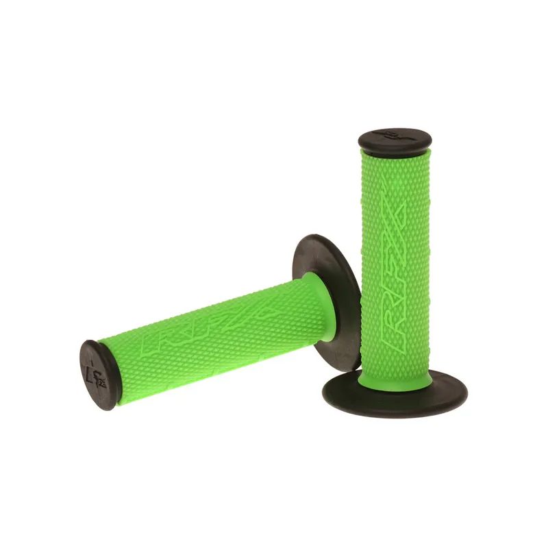 Paire de poignées bi-composant RFX Pro Series extrémités noires (Vert/Noir) Paire Haute Qualité