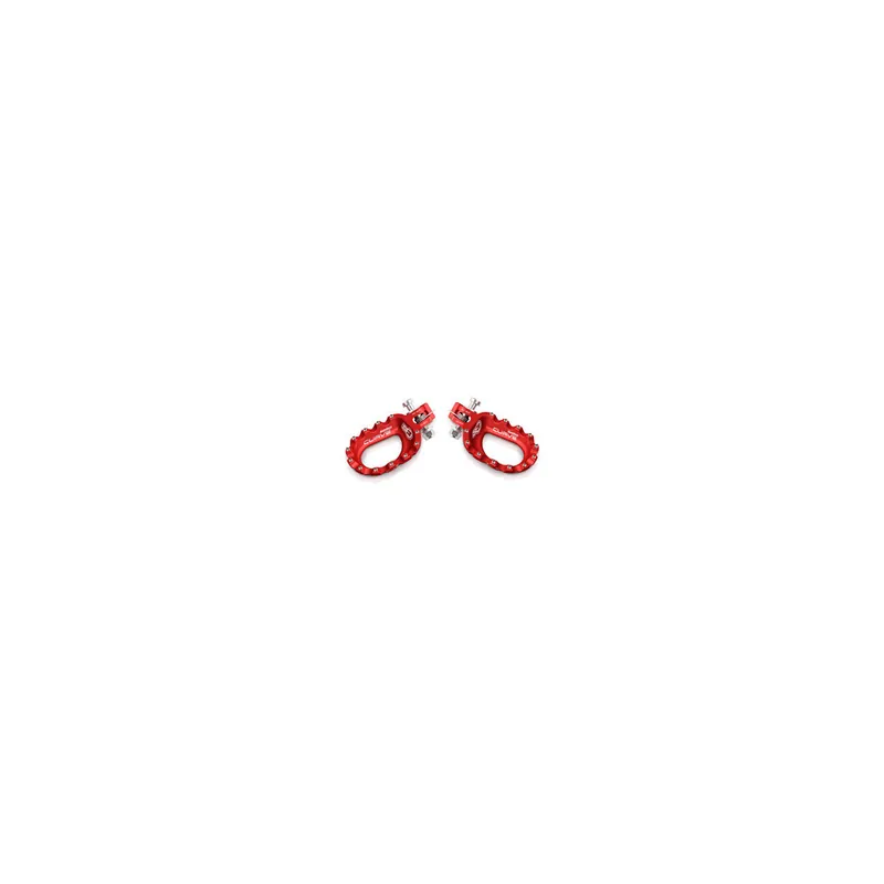Haute Qualité Repose-pieds S3 Curve aluminium rouge