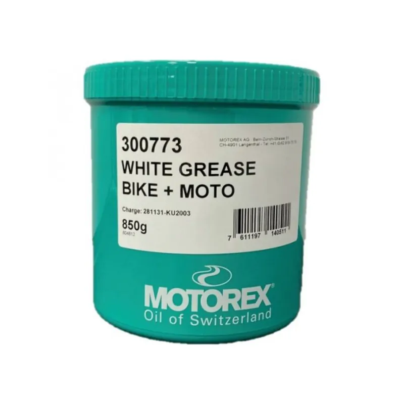 Graisse blanche au lithium MOTOREX White Grease – 850g Certifié