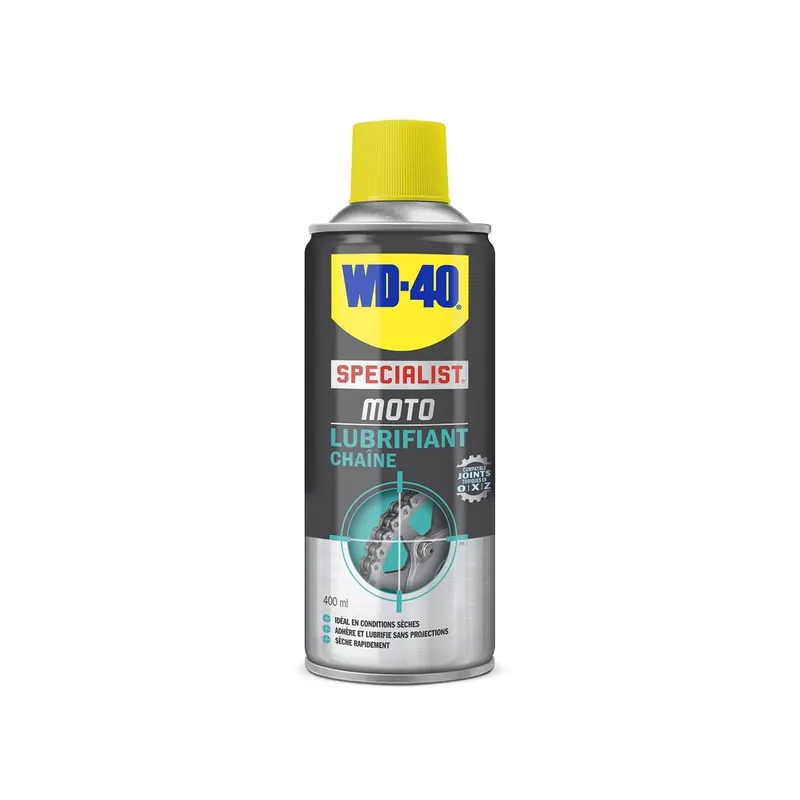 Retour Gratuit Lubrifiant chaîne WD-40 Specialist® Moto conditions sèches – Spray 400 ml