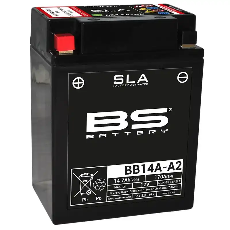Dernier Modèle Batterie BS BATTERY SLA sans entretien activé usine – BB14A-A2