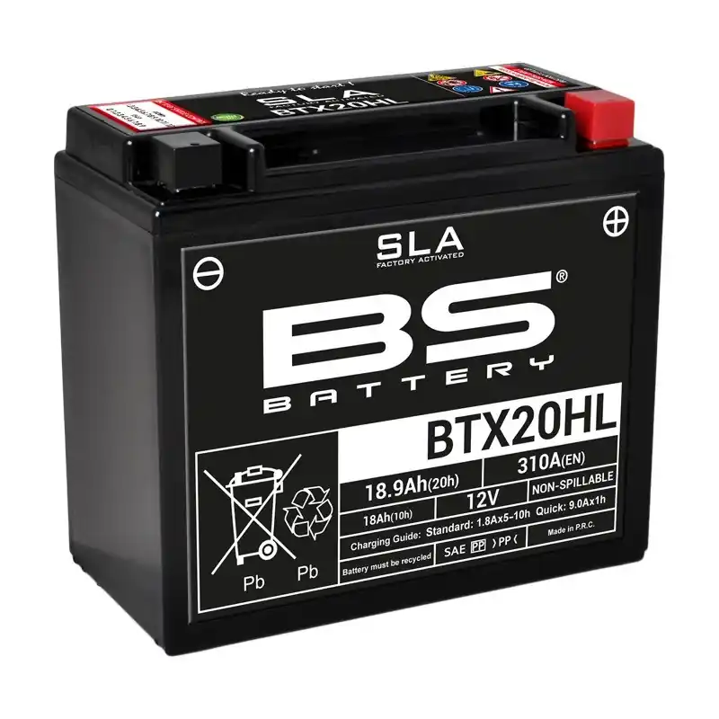 Batterie BS BATTERY SLA sans entretien activé usine – BTX20HL Quantité Limitée