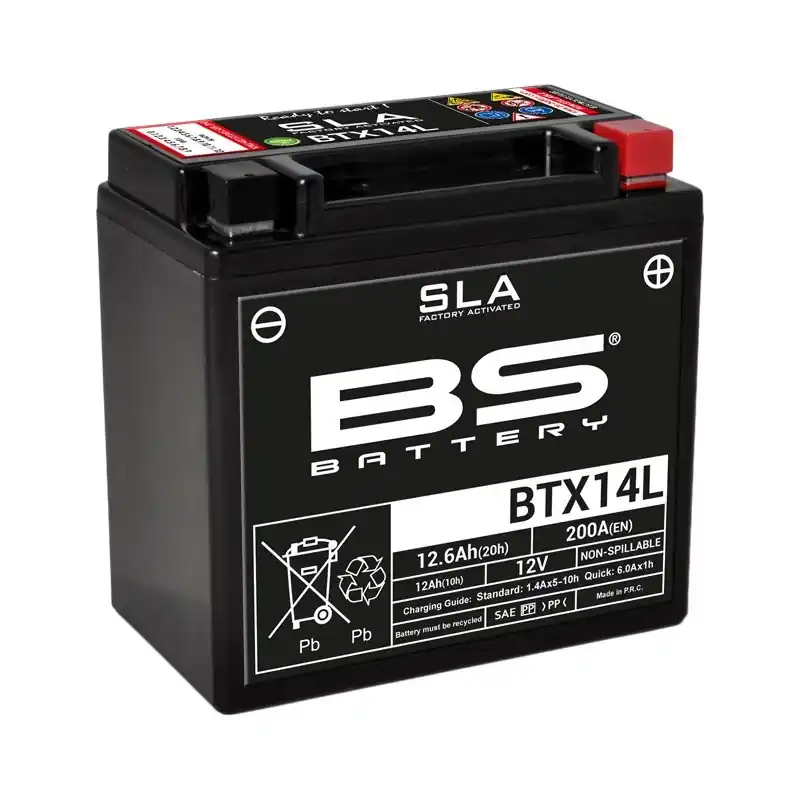 Batterie BS BATTERY SLA sans entretien activé usine – BTX14L Achetez Aujourd&rsquo;hui