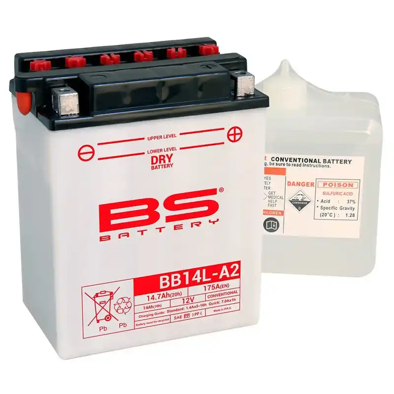 Must-Have Batterie BS BATTERY Haute-performance avec pack acide – BB14L-A2