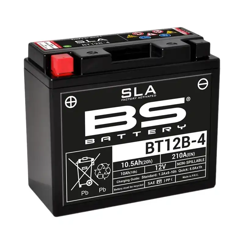 Must-Have Batterie BS BATTERY SLA sans entretien activé usine - BT12B-4