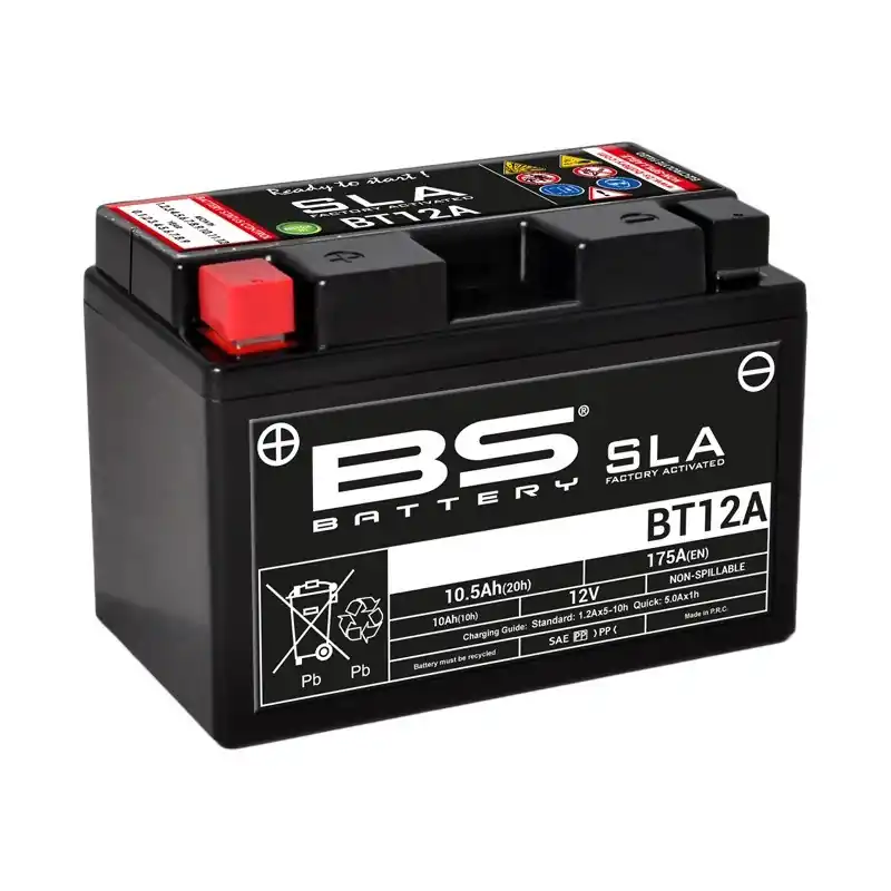 Batterie BS BATTERY SLA sans entretien activé usine – BT12A Dernier Modèle