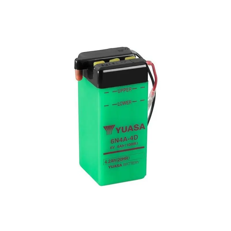 Expédié Aujourd&rsquo;hui Batterie YUASA conventionnelle sans pack acide – 6N4A-4D