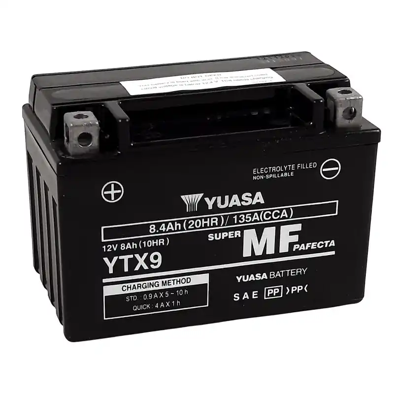 Batterie YUASA W/C sans entretien activée usine – YTX9 FA Jusqu&rsquo;à Épuisement Des Stocks