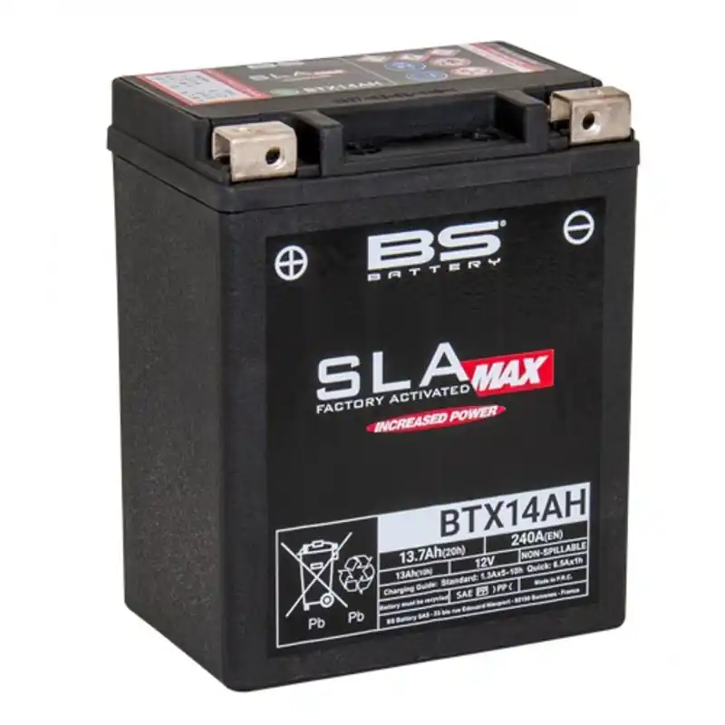 Retour Gratuit Batterie BS BATTERY SLA Max sans entretien activé usine – BTX14AH MAX FA