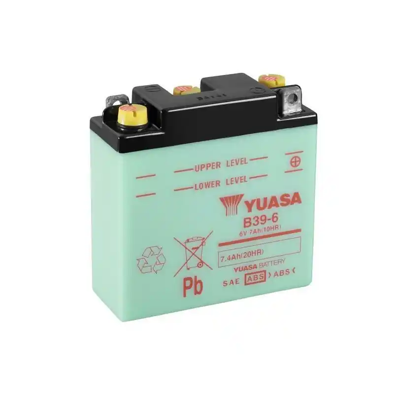 Acheter En Ligne Batterie YUASA conventionnelle sans pack acide – B39-6