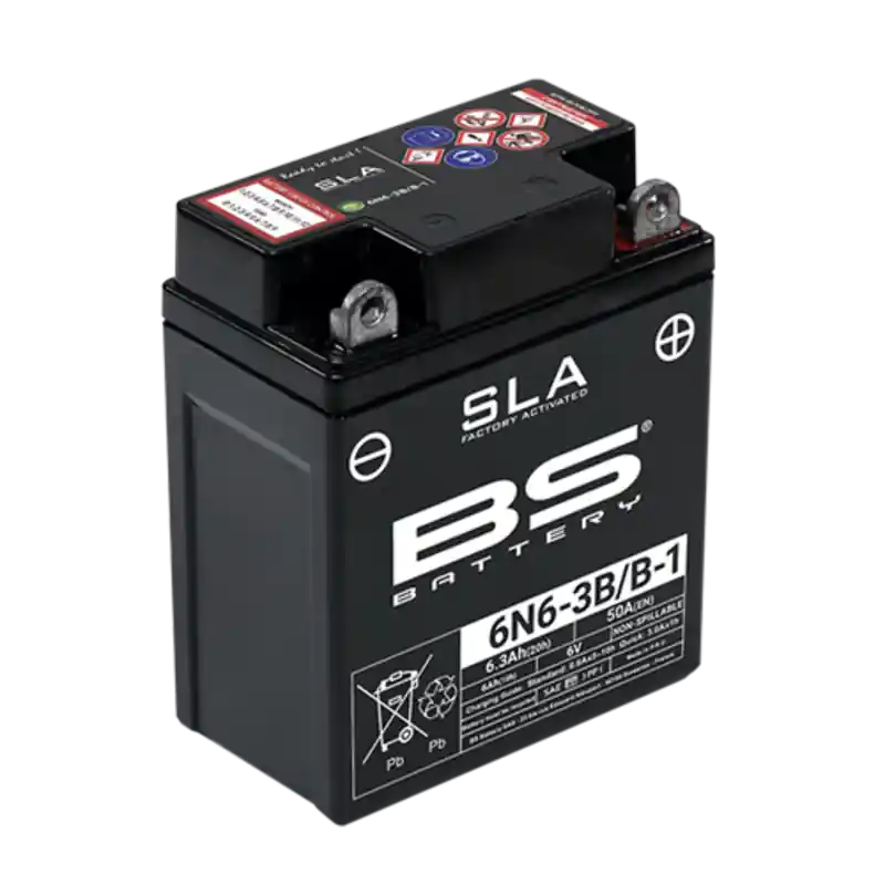 Batterie BS BATTERY SLA sans entretien activé usine – 6N6-3B/B-1 Prix Choc