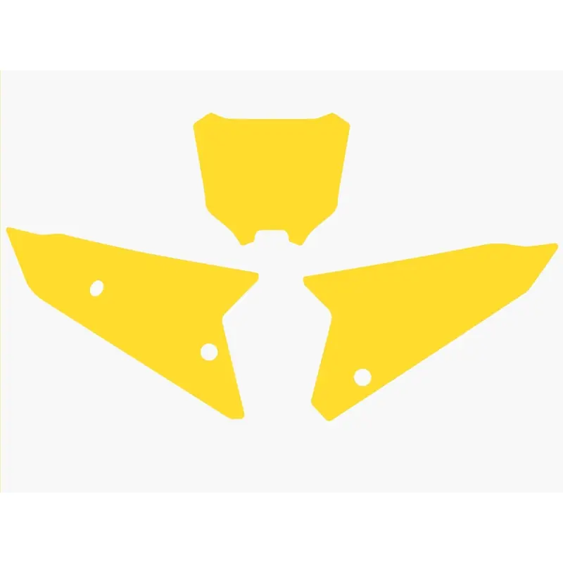 Fonds de plaque BLACKBIRD jaune Honda CRF450 Promotion