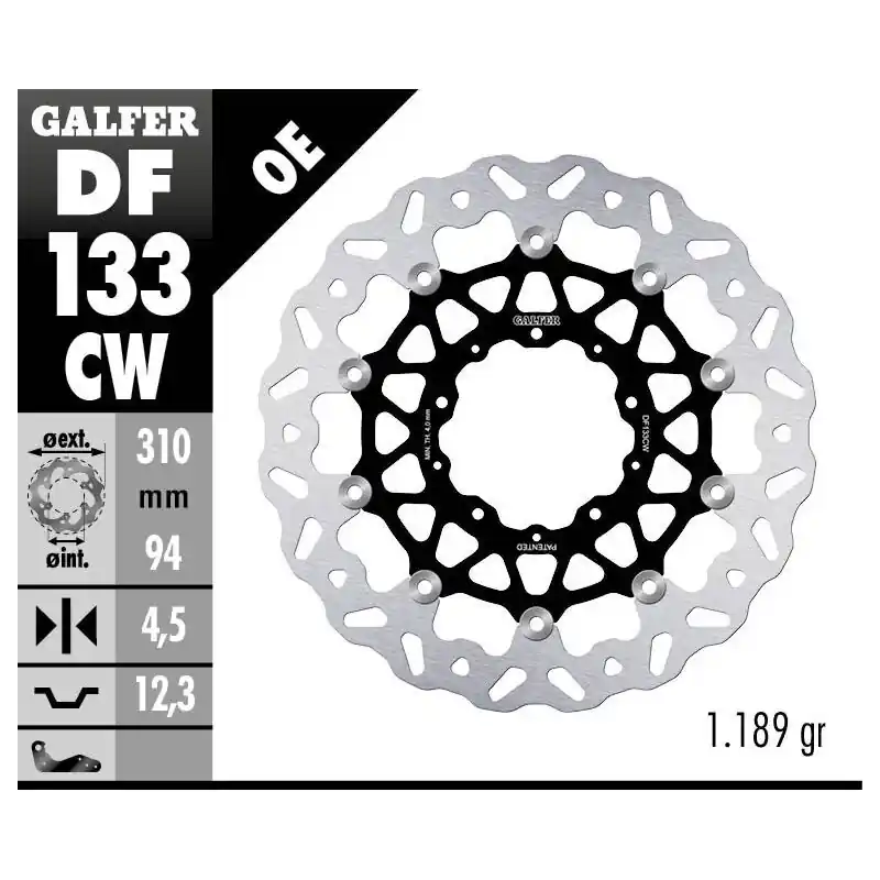 BRAKE DISC FLOAT WAVE Populaire