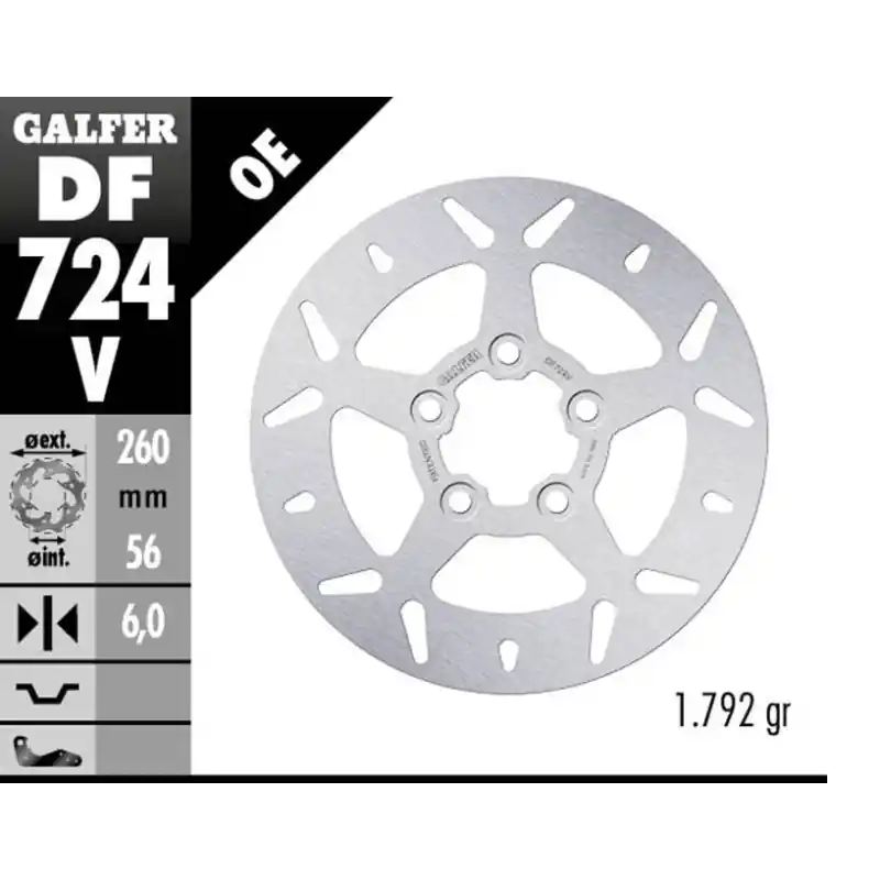 BRAKE DISC FIXED ROUND Petit Prix